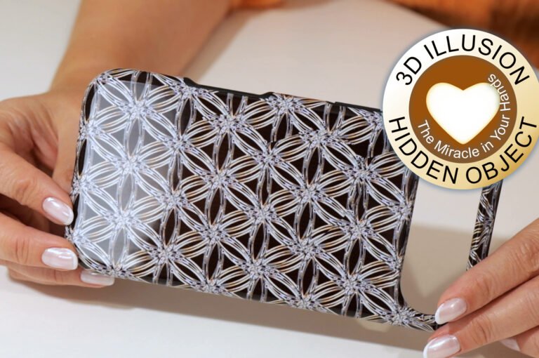 Flower of life 3d stereogram phone case 00