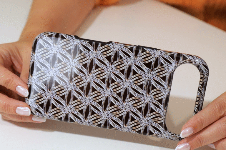 Flower of life 3d stereogram phone case 8