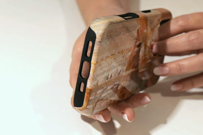 Ciurlionis angelo preliudas phone case 4