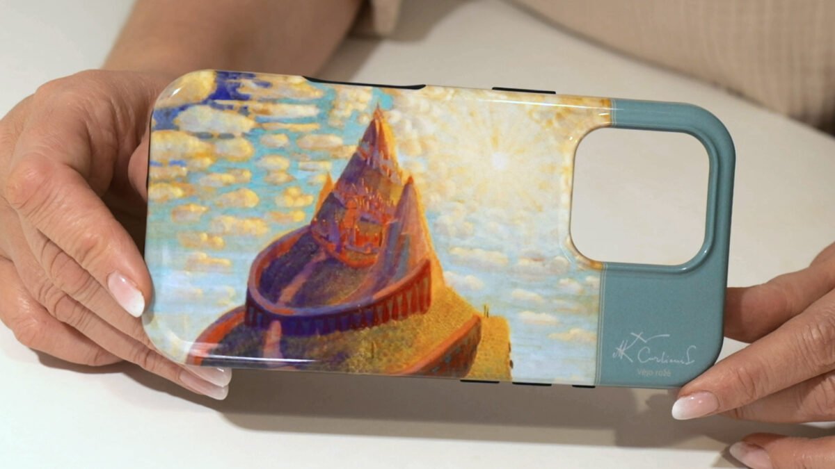 Ciurlionis pilies pasaka phone case 0