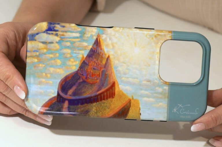 Ciurlionis pilies pasaka phone case 0