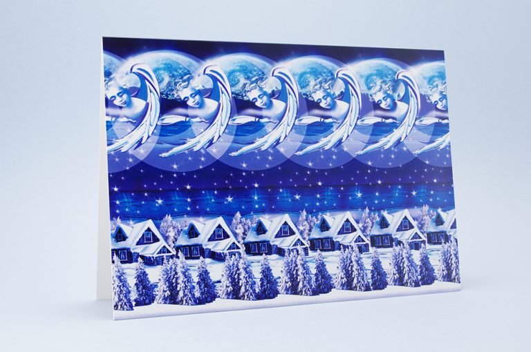 Angels – 3D Stereogram Greeting Card with Envelope